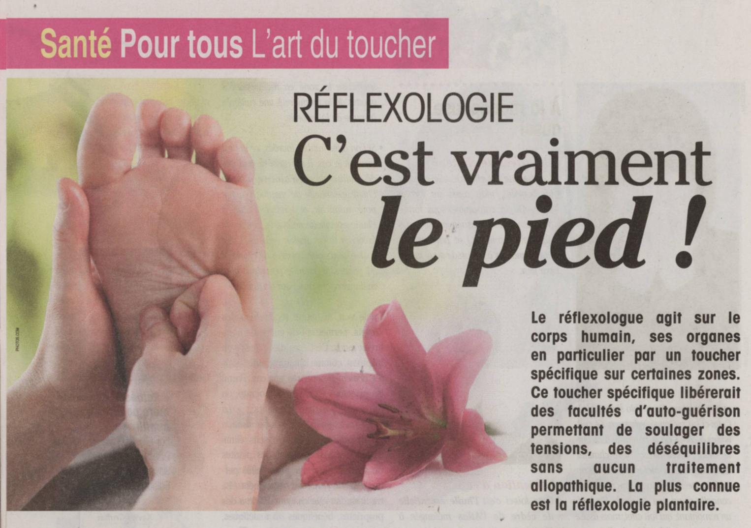 Article Santé médecine douce